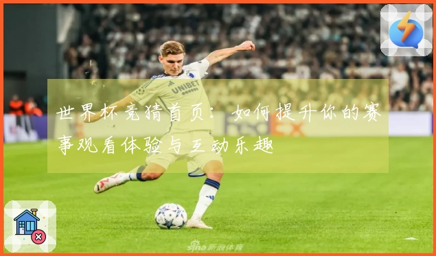 世界杯竞猜首页:如何提升你的赛事观看体验与互动乐趣