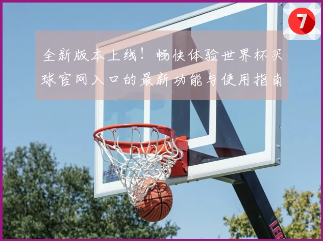 全新版本上线！畅快体验世界杯买球官网入口的最新功能与使用指南